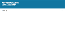 Tablet Screenshot of mdwellnesshc.com
